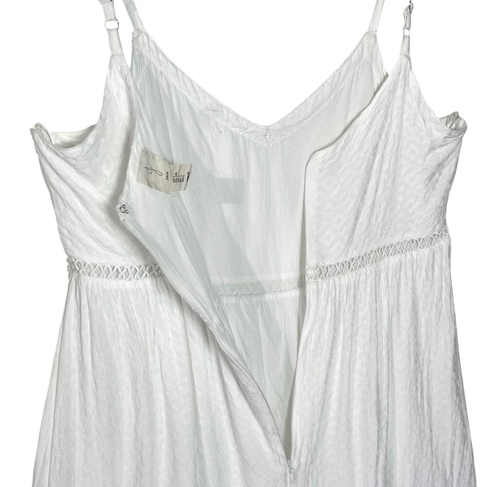JOIE Women’s Boho White Lace Trim Spaghetti Strap Maxi Dress Large - Picture 6 of 6